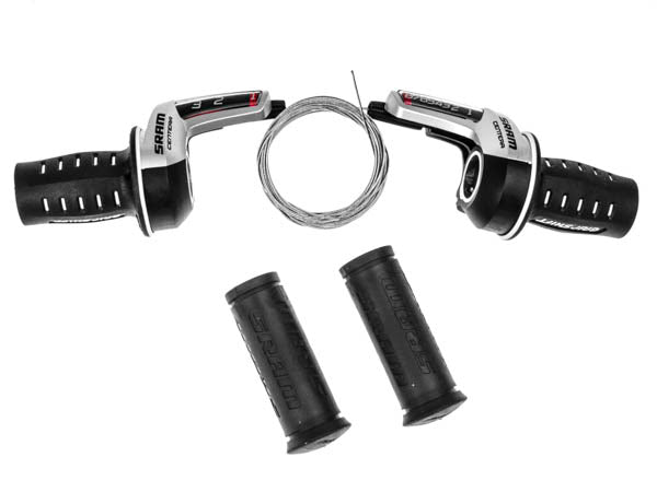 SRAM Twist shifter set Centera Silver 8