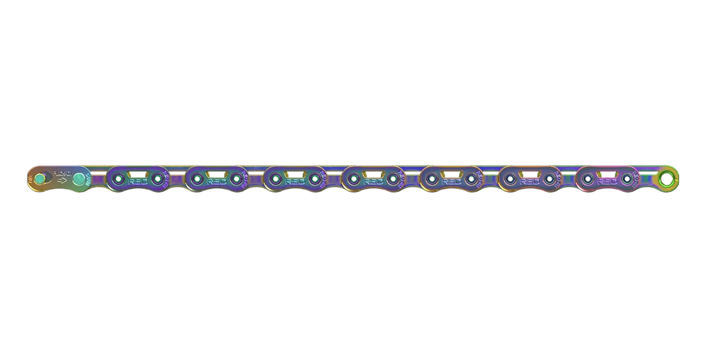 SRAM Chain RED E1 Flattop Rainbow 12/13