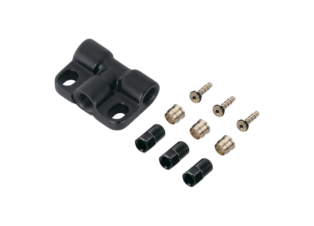 Hydraulisk bremseslange studs, olives og connector TEKTRO Hose connector kit til Twin bremser HD-T525/E525/E745/T745/E545/T545