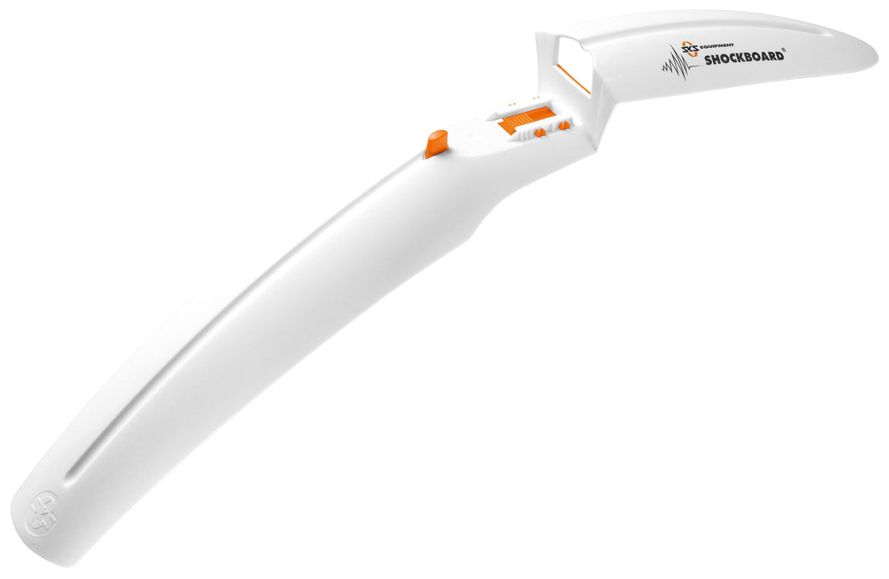 SKS Shockboard stumpskærm front 26in hvid