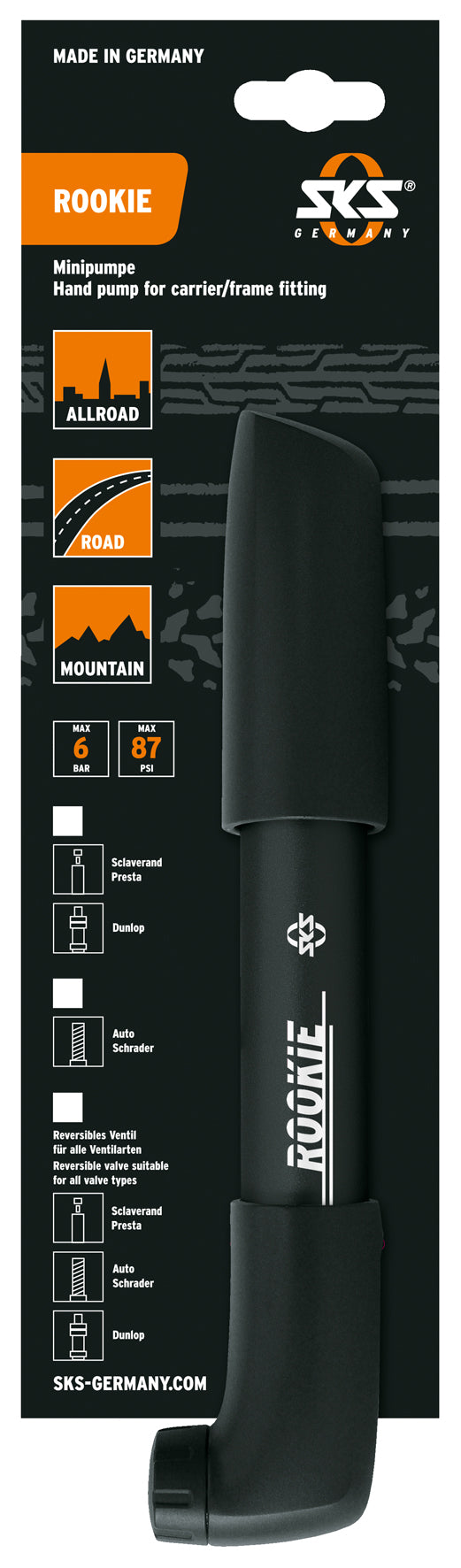 SKS Rookie pumpe nr. 4 285-300mm