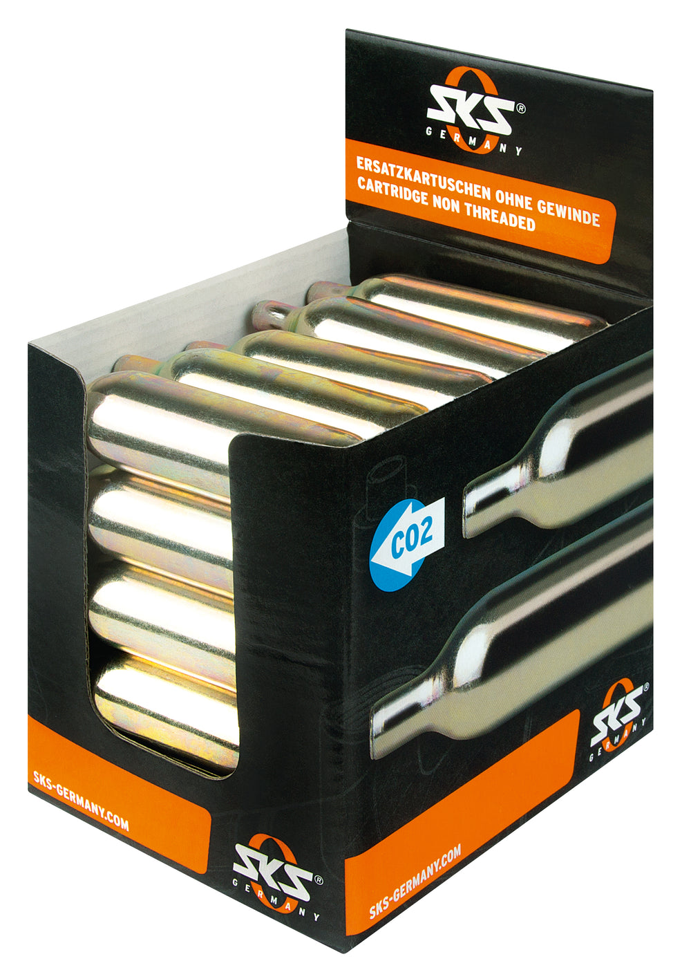 SKS CO2 patron 16g til Airchamp uden gevind (25 stk)