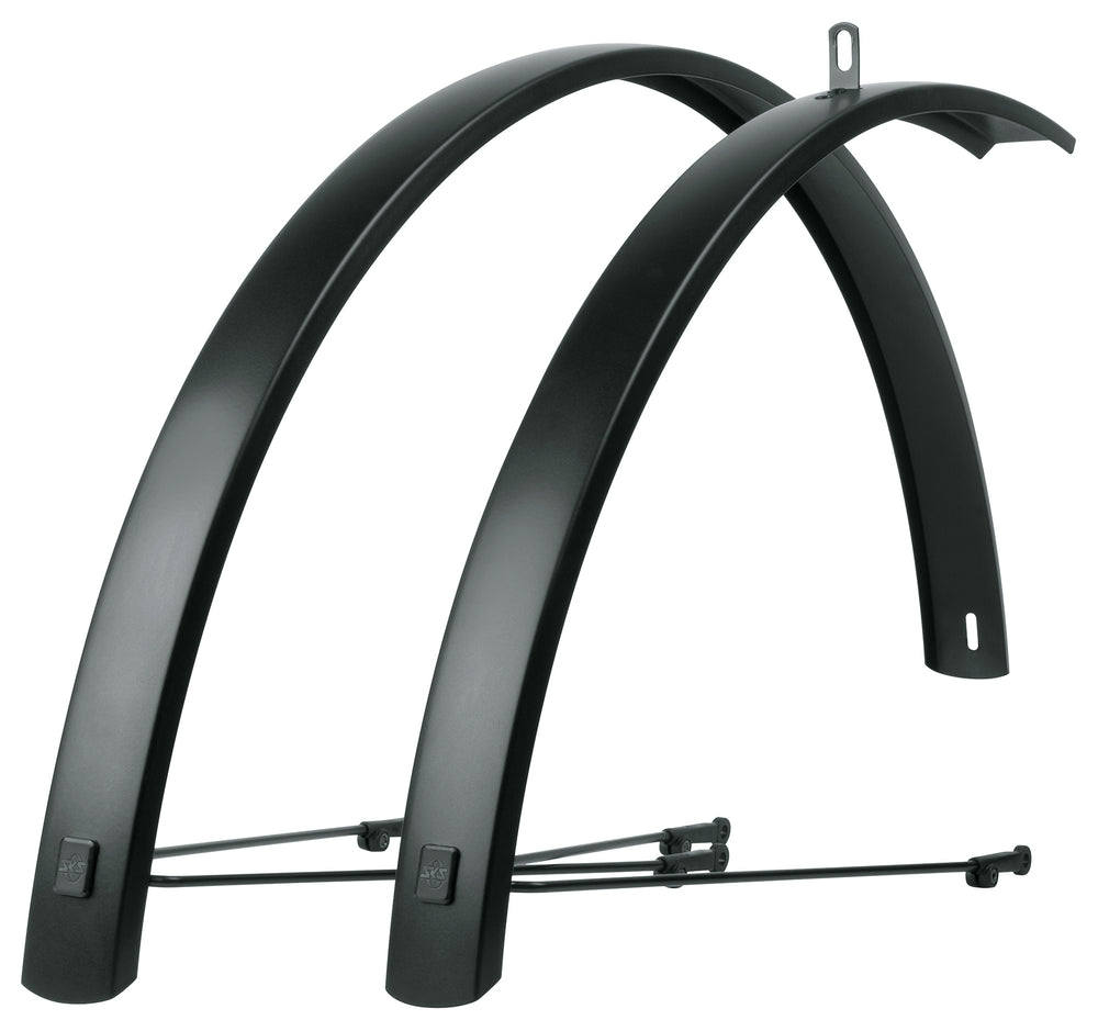 SKS Edge AL skærmsæt 700x56mm aluminium inkl. stivere matsort