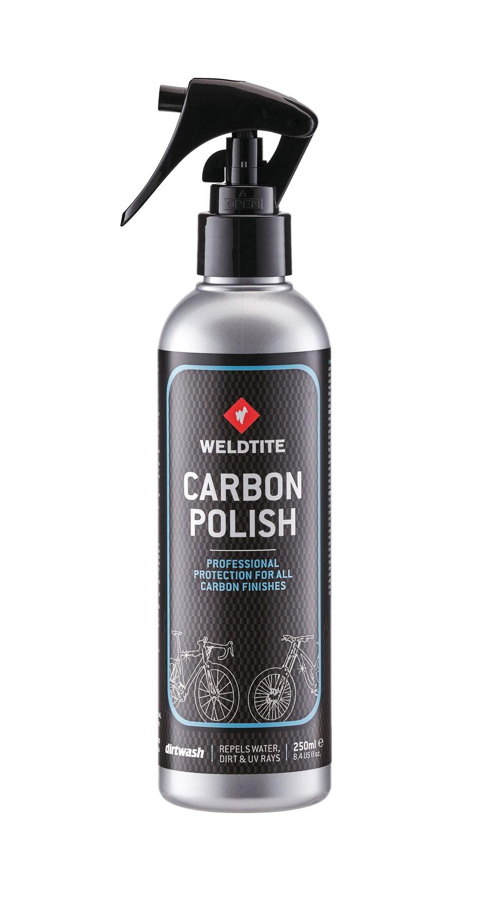 Carbon polish Spray Weldtite (250 ml). Clean & Protect.