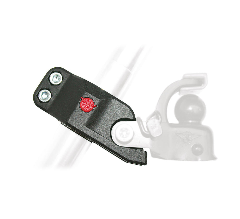 HEBIE adapter til HF1 & HF5 Muliggør montering af trailerkobling model HF1 & HF5 direkte på sadelpinden (ø26,0-31,0 mm)