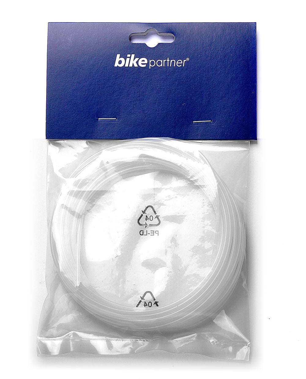 Bremsekabel Bikepartner (hvid) 5 m. liner/inderstrømpe. Indv. ø2.2 mm udv. ø2.75 mm.