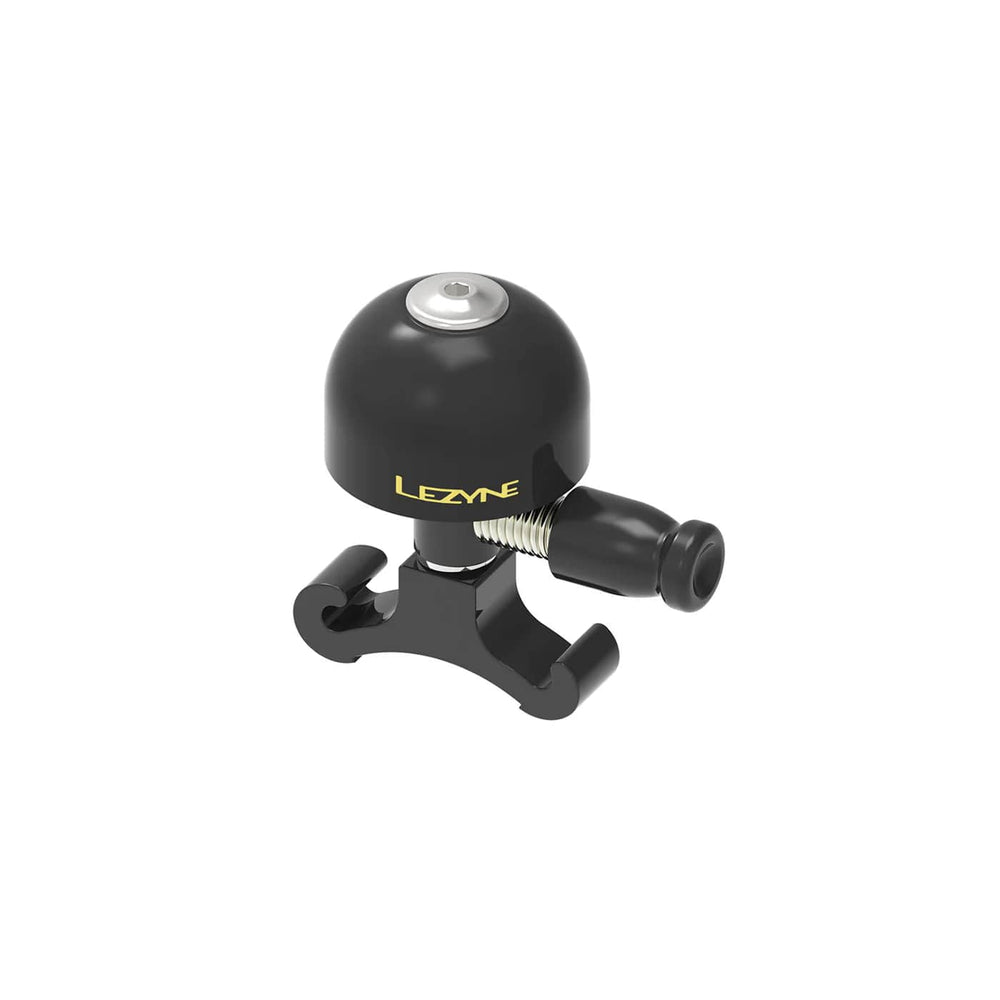 Lezyne Classic messing ringeklokke str. S m. fjederhammer sort