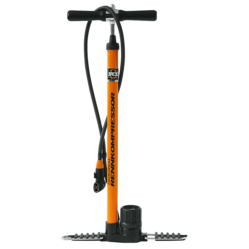 SKS Rennkompressor fodpumpe MV hoved AVFVDV 16 bar230 psi orange