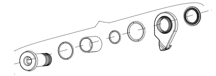 SRAM Spare part Bolt Kit For X01 Eagle