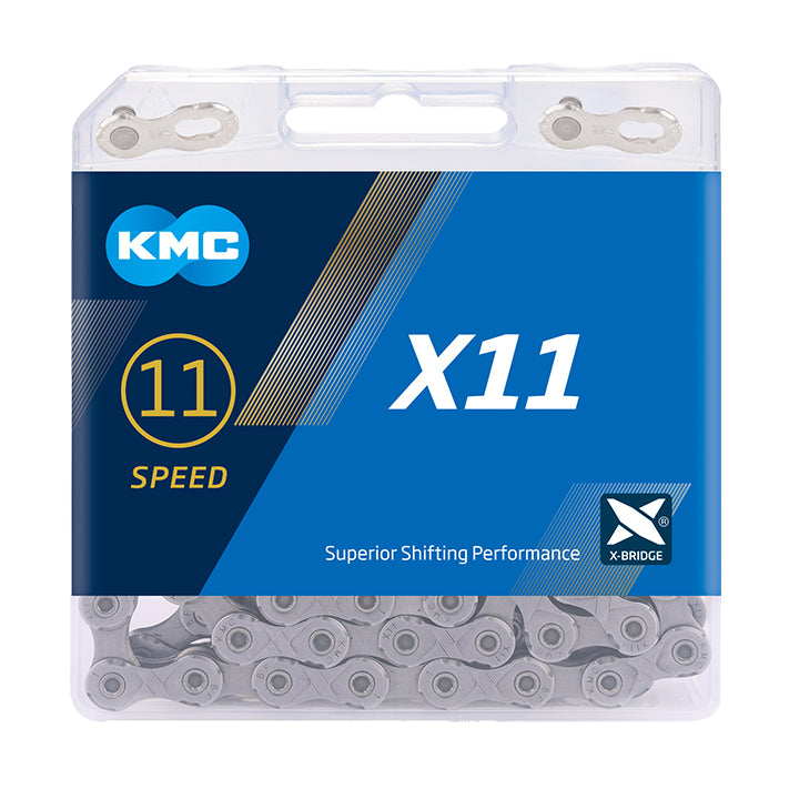 Kæde KMC X11 118L æske Grey 11 speed