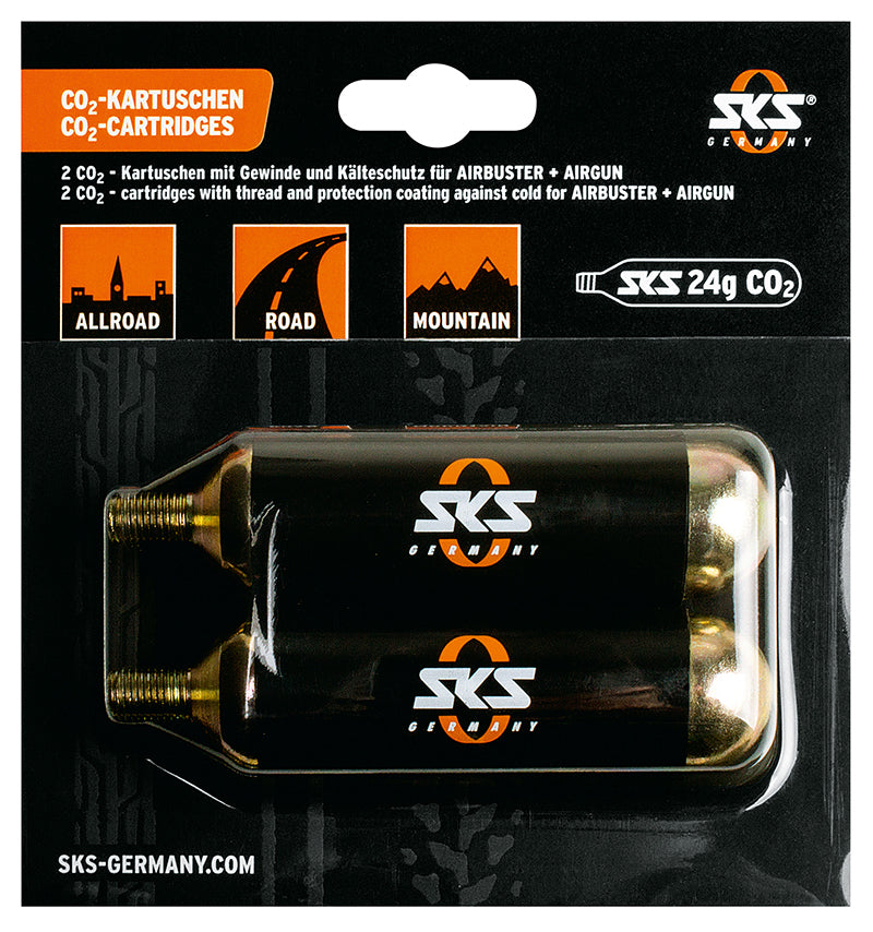 SKS Co2 cartridge 24 g threaded CO2