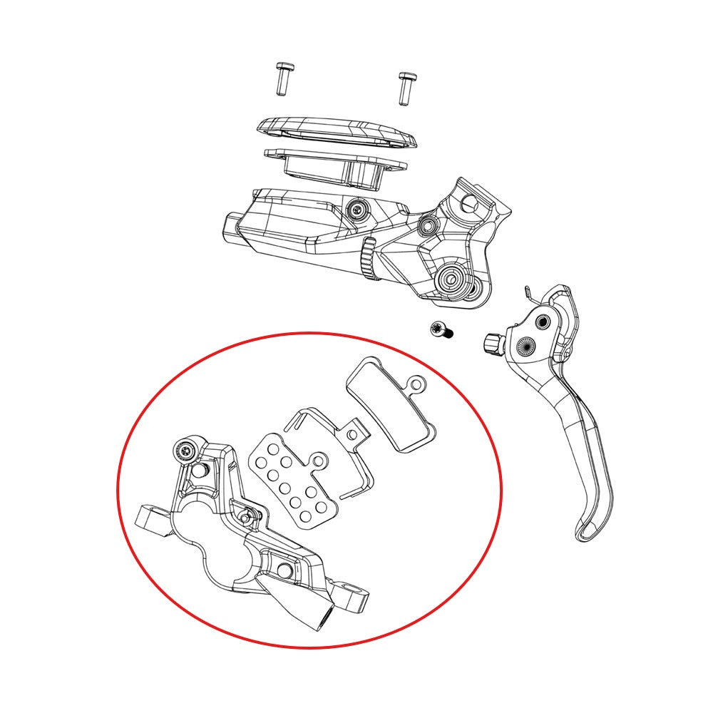 SRAM Spare part Force AXS E1 Disc brake