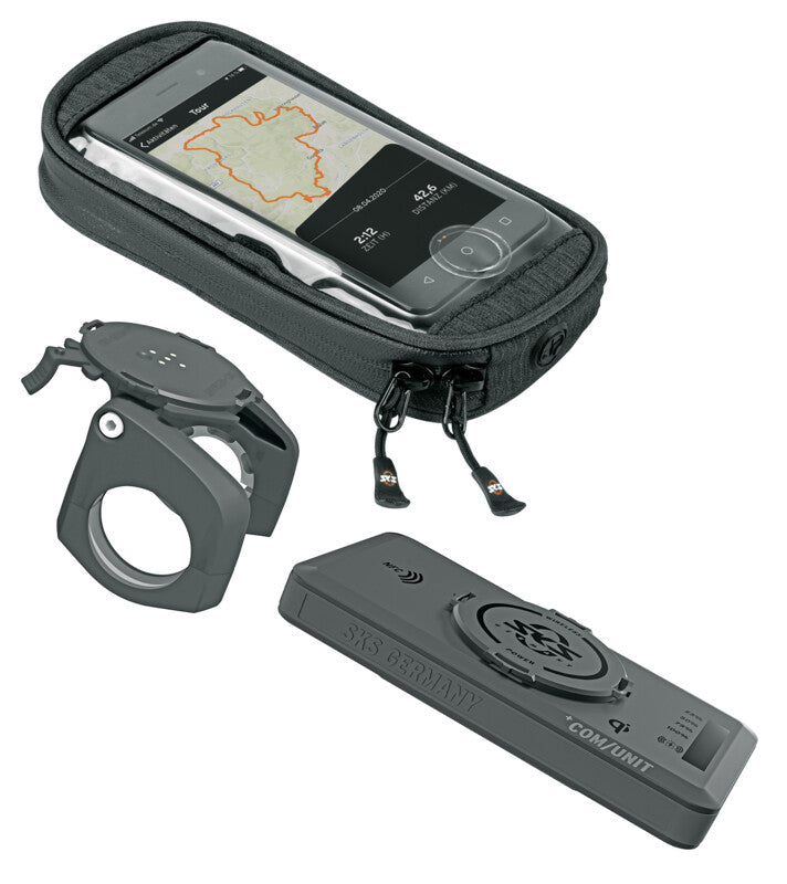 SKS Compit+ smartbagpowerbank inkl. beslag til styr 5000mAh