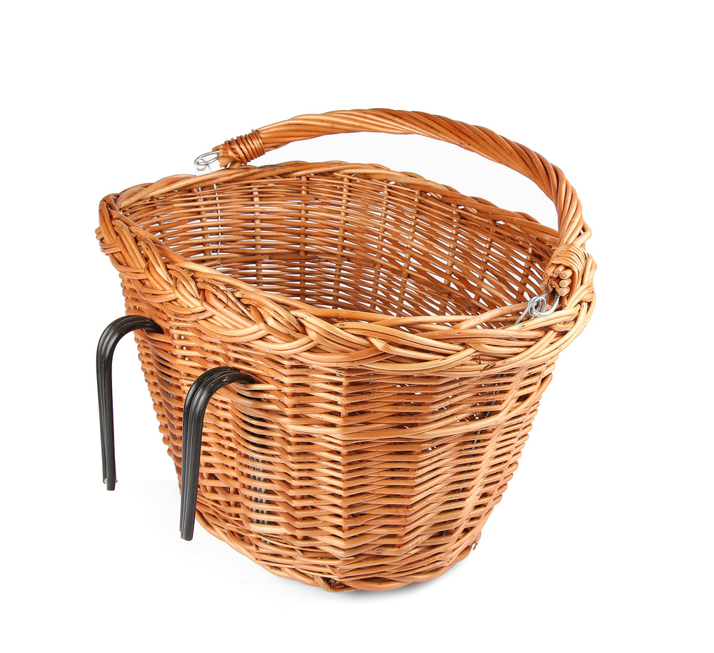 Bikepartner håndlavet kurv i rattan. Vol. 16 L, vægt: 920 g Kurven har ekstra & forstærkede kroge.
