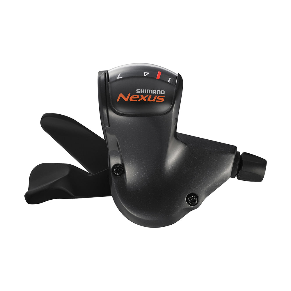 Skiftegreb Shimano Nexus 7 Rapidfire plus 7-speed indvendige gear, 22,2 mm Incl. wire/bowden, Skandinavisk model.