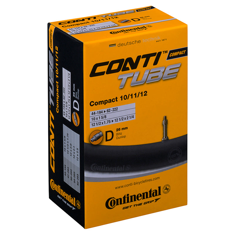 CONTINENTAL Compact Tube 10/11/12 x 1,7 - (44-62x194-222)