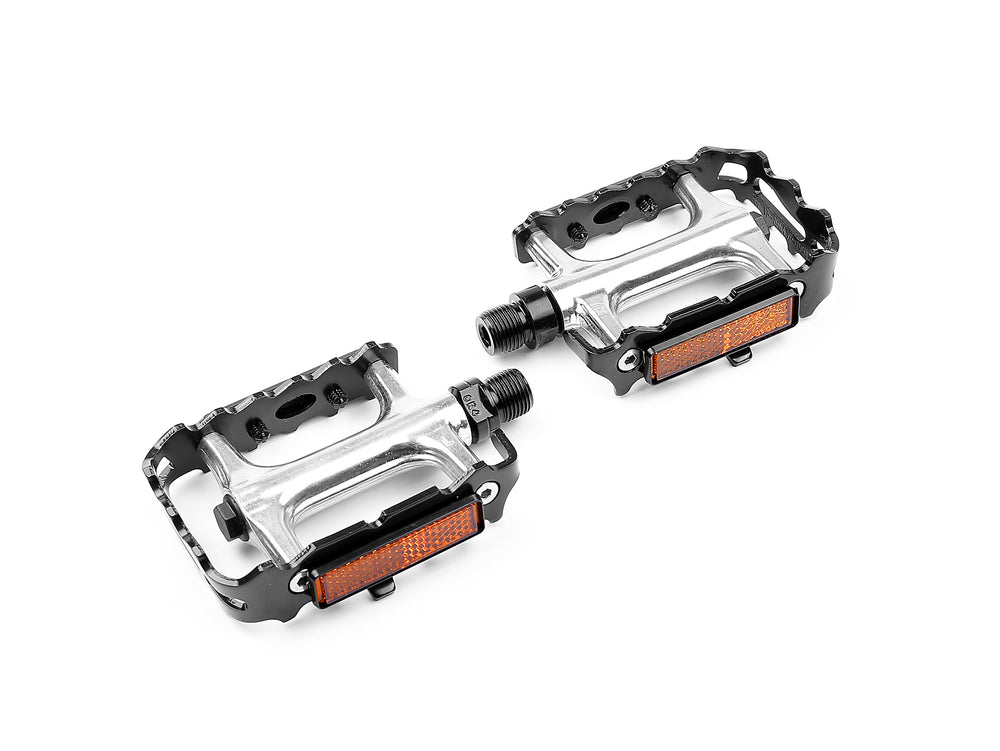 Pedal Bikepartner (sort) med CrMo aksel 9/16 m. refleks