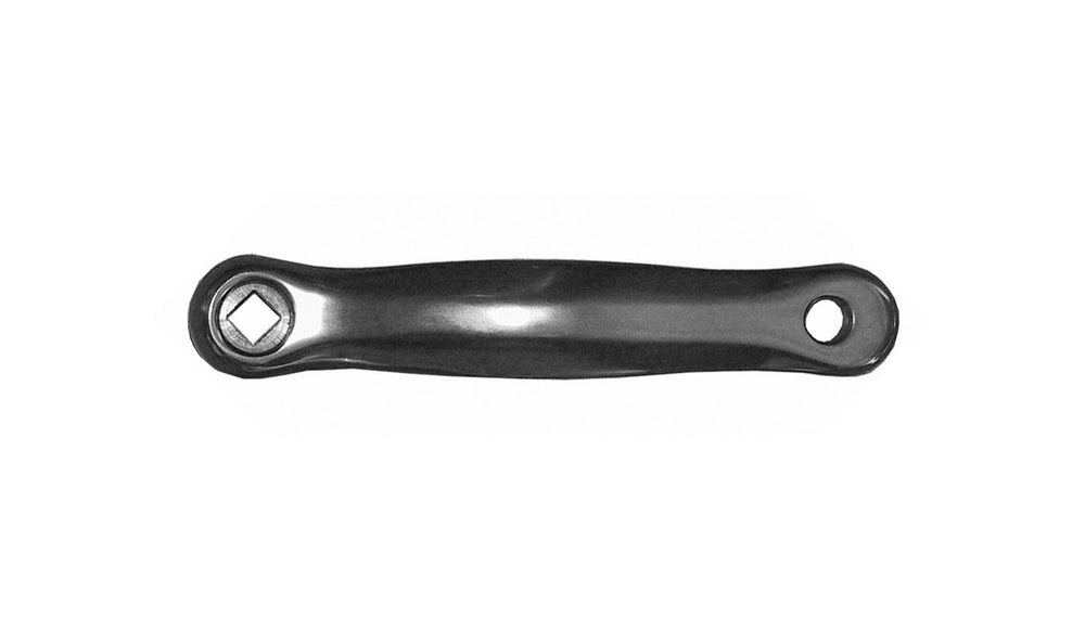 Pedalarm 170 mm (sort) i aluminium. Montering i højre side. Velegnet til e-bikes. Til firkantet aksel.