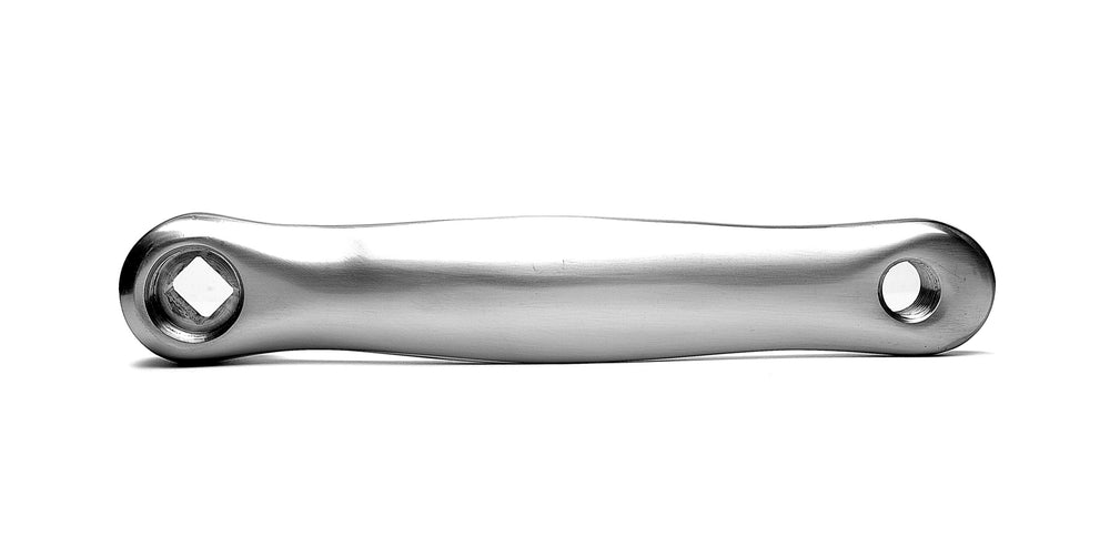 Pedalarm 170mm (sølv) i aluminium. Montering i højre side. velegnet til E-bikes. Til firkantet aksel.