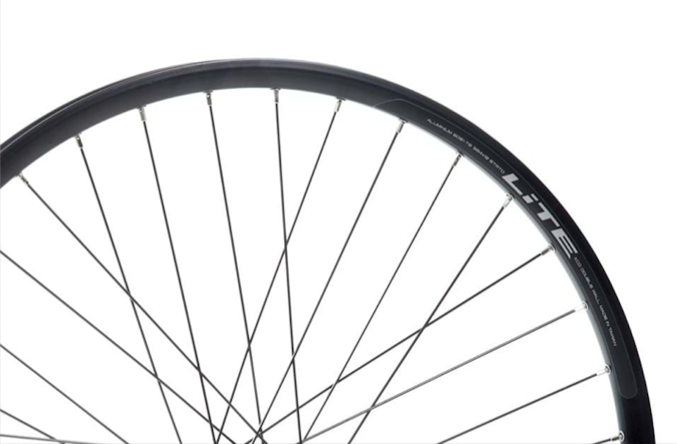 LiTE baghjul 700C/622-16 D/W disc 6B kassette 8-12s MTB QR sort