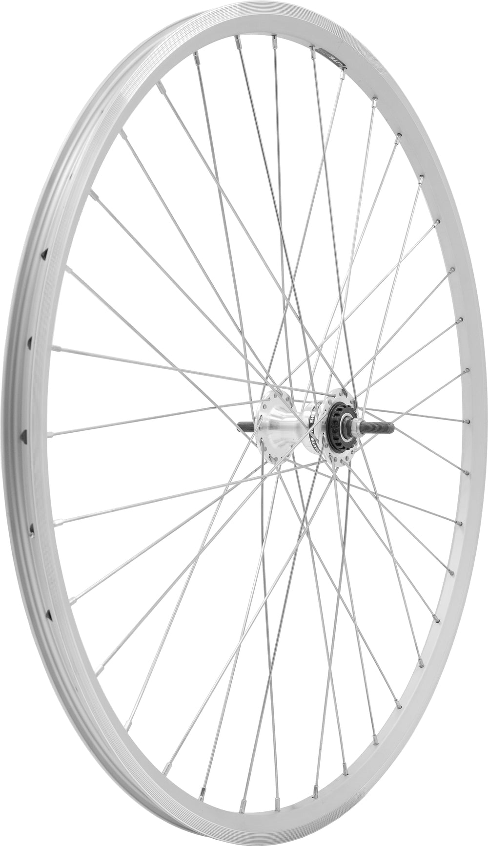 LiTE forhjul 700C/622-18 D/W rullebremse møtrik sølv