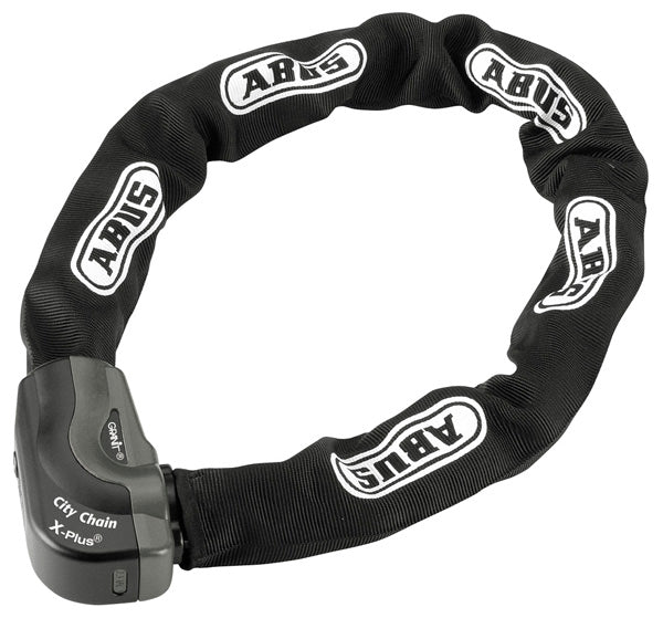 Kædelås Abus 1060 CityChain X-Plus med solid konstruktion og høj sikkerhed, ideel til cykler.
