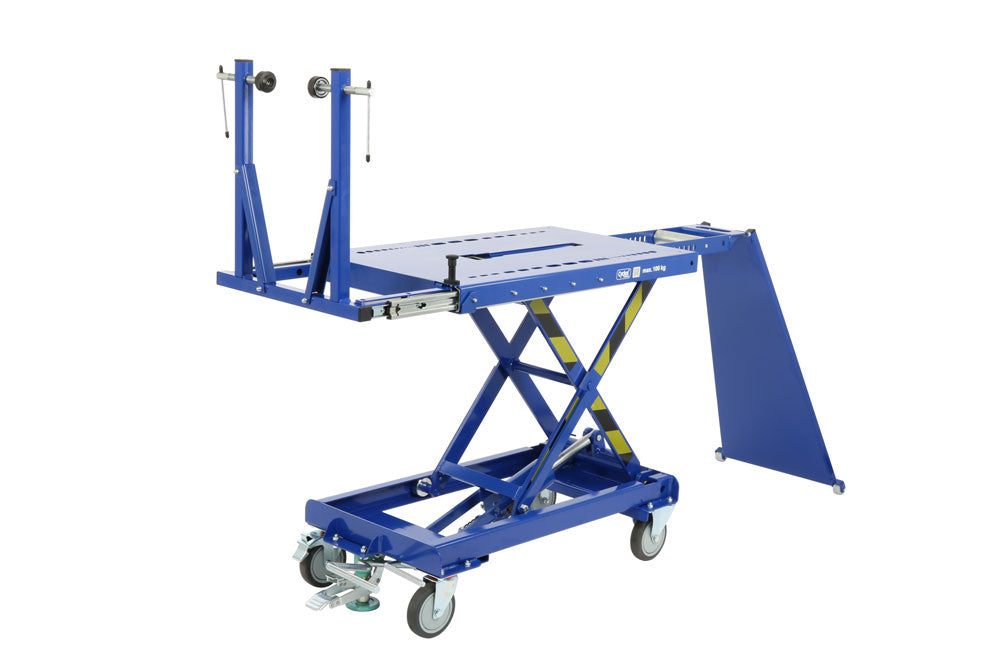 Cyclus Worklift´r 2.0 hydraulisk løftebord til alm. cykler og e-bikes. kan løfte op til 100 kg