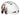 Cykelhjelm Lazer Street Skull i hvid med sort skull-design, størrelse 59-61 cm.