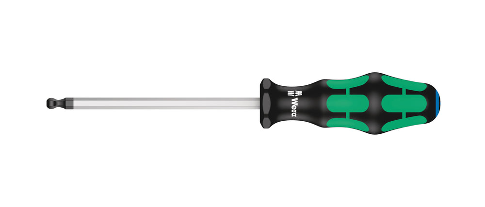 Skruetrækker unbrako 6,0. Flerkomponent kraftform greb. Sekskantet klinge (125 mm lang), Wera Black Point-spids.