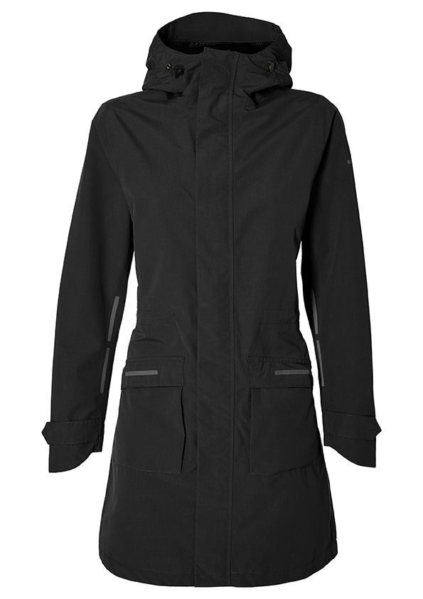 Regnparka BASIL Mosse XL dame Jet Black