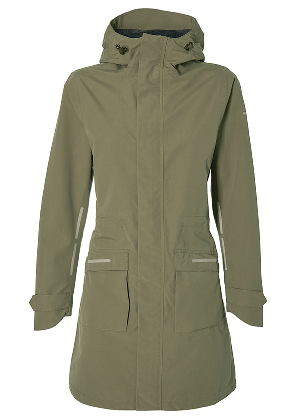 Regnparka BASIL Mosse M dame Olive Green