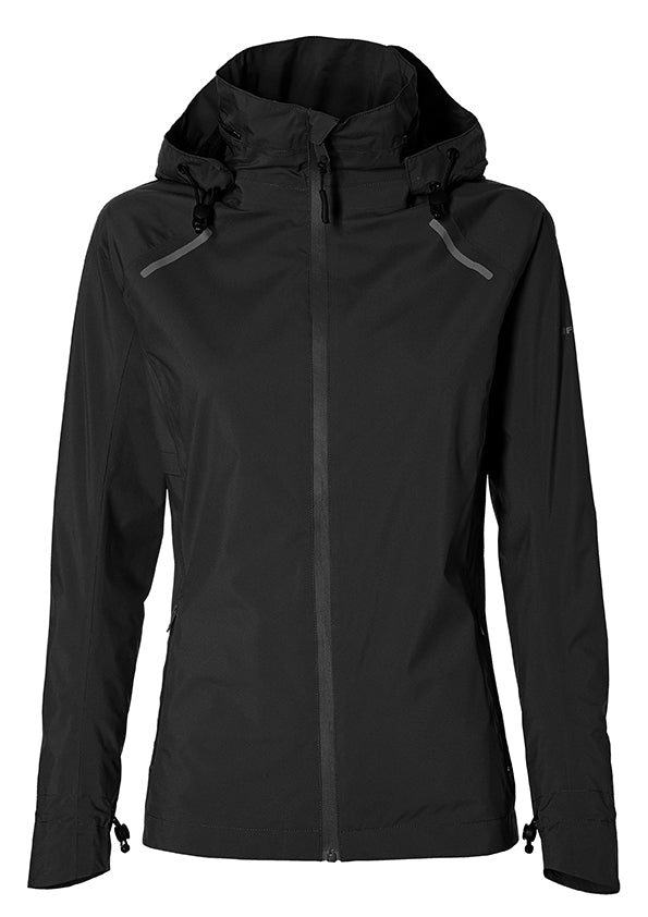 Regnjakke BASIL Skane XS dame Jet Black