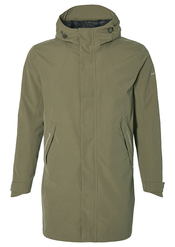 Regnparka BASIL Mosse M herre Olive Green