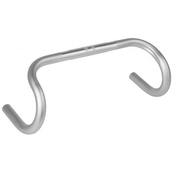 Styr Classic Race alu Ø25,4mm bredde 425mm sølv