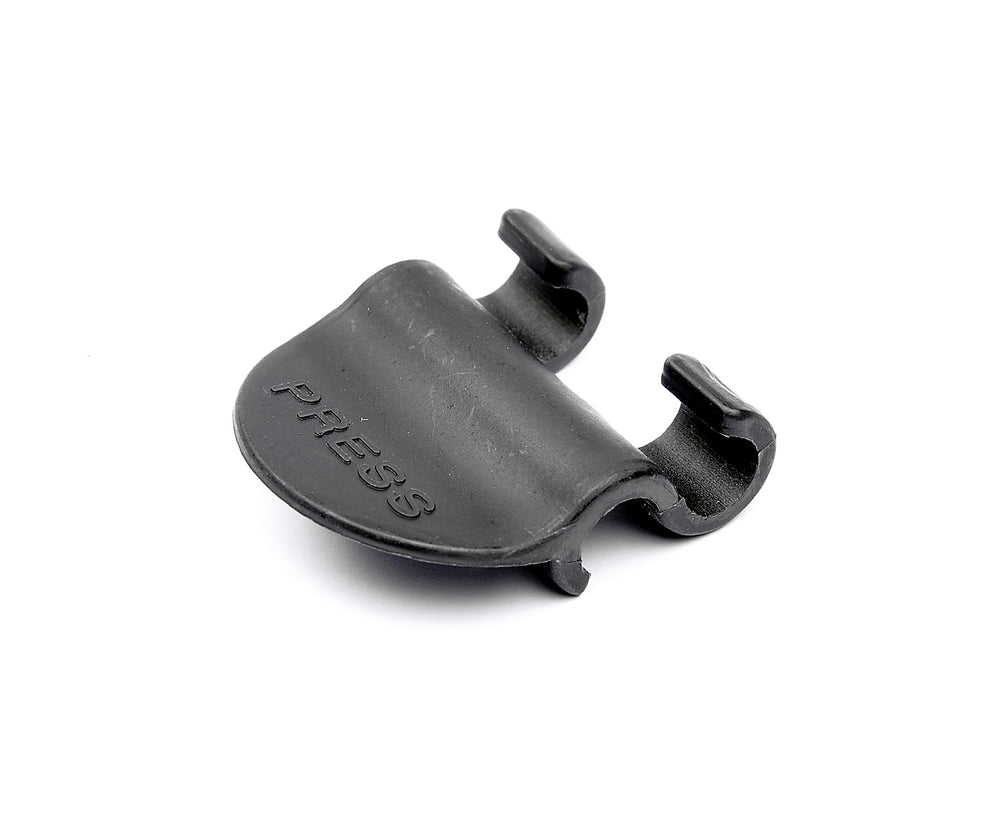 Clips lås for net til hundekurv Sort plast til BikePartner bagkurv og net 4380-21, 4380-1 & 4380-8