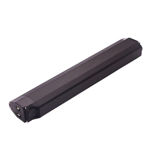 Batteri elcykler 12,8 AH Downtube inkl. 4 ben oplader*brug 52501*