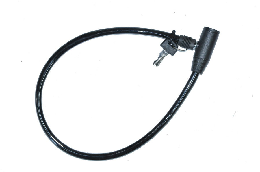 Wirelås Sort 600x4mm m.nøgle (12)
