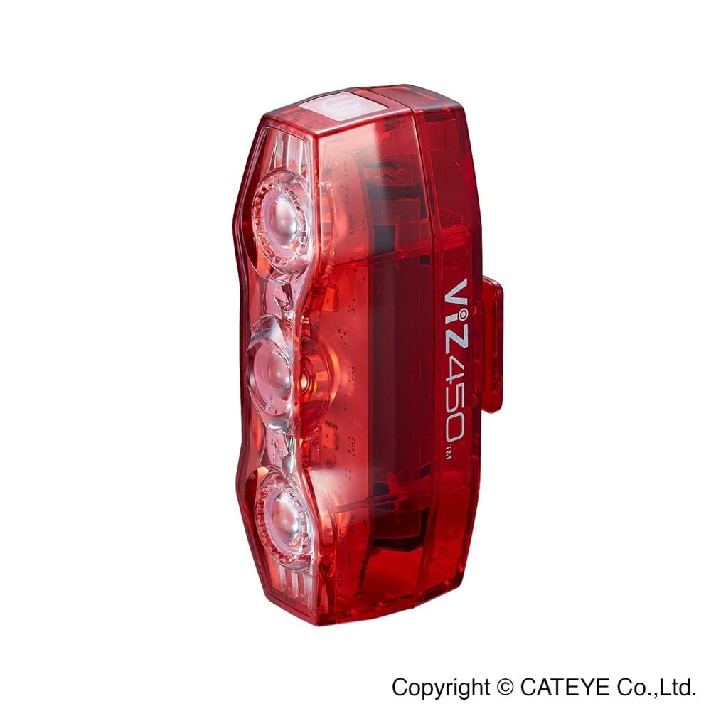 Cateye ViZ450 baglygte TL-LD820 USB-C genopladelig 40/450 lumen