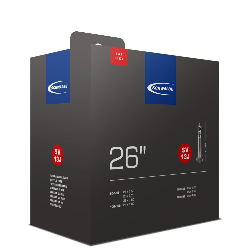 Slange Schwalbe 26x4,00 SV13J æske FV40 FatBike org.nr. 10463183 (90/120-559)