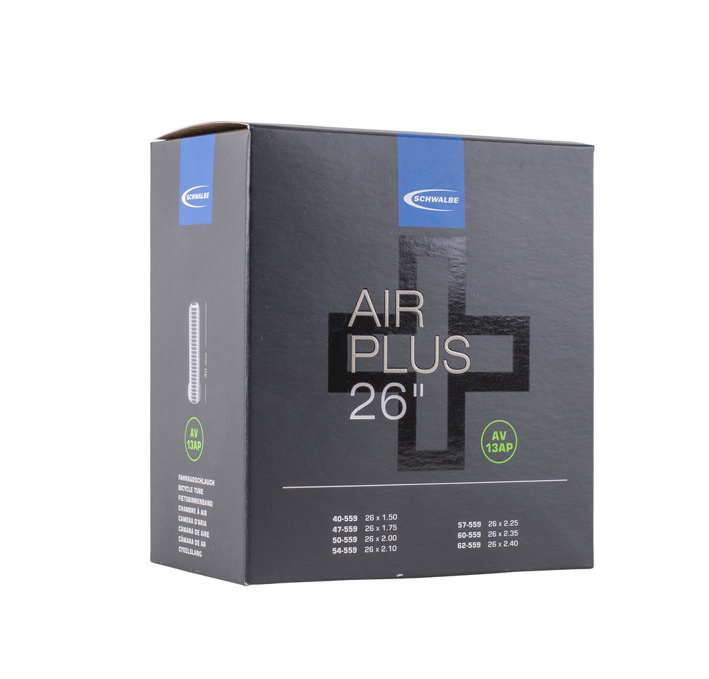 Slange Schwalbe 26x1,50-2,50 AIR PLUS AV13AP æske AV40 10462190 (40/62-559) 290g