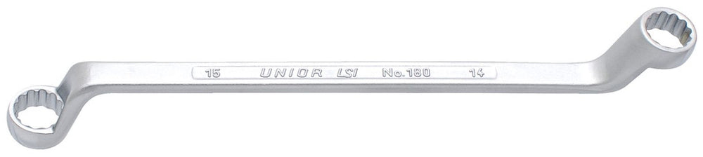UNIOR Offset ring wrench Size: 14x15.