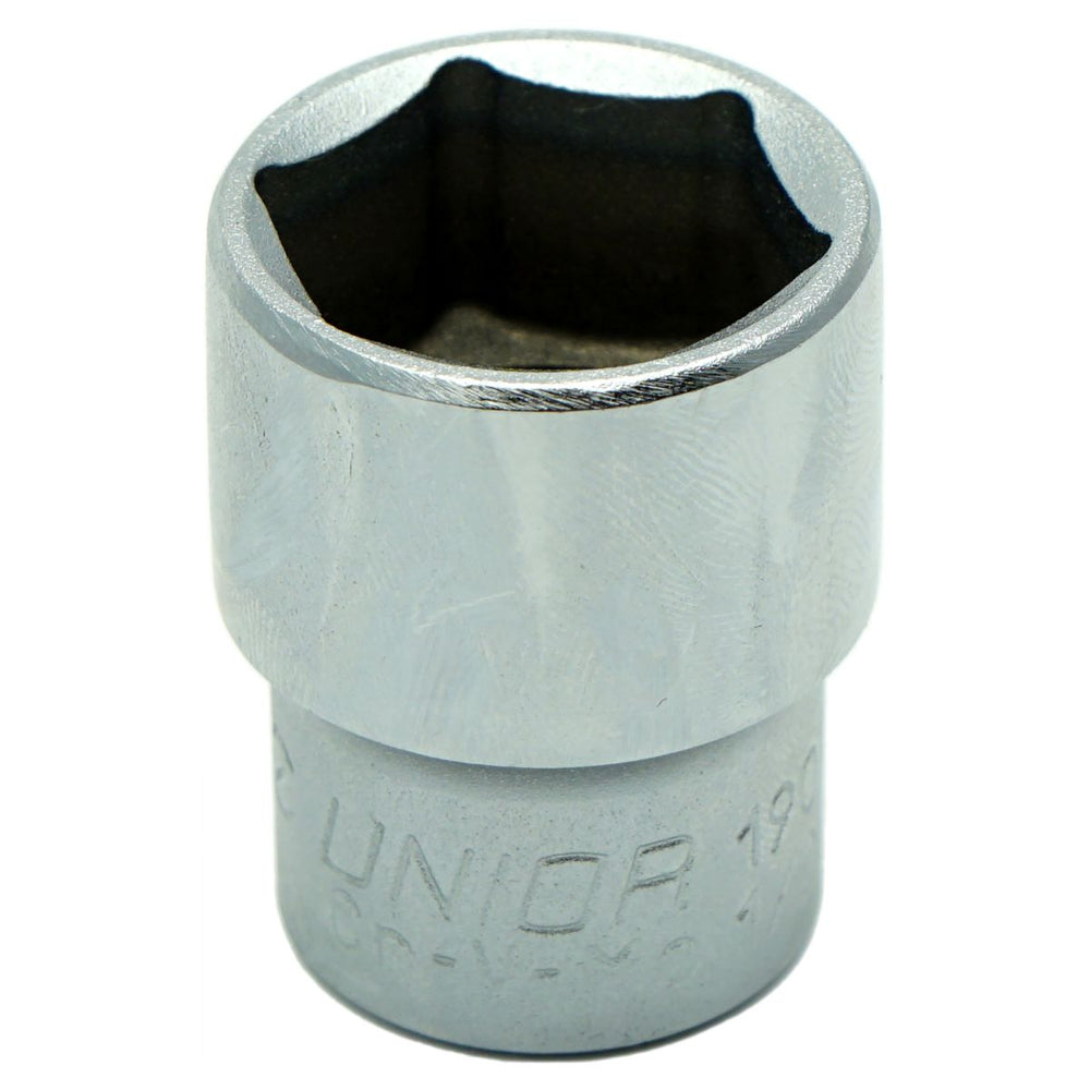 UNIOR Socket 1/2", 6 point Size: 22.
