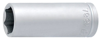 UNIOR Socket 1/4", long type, 6 point
