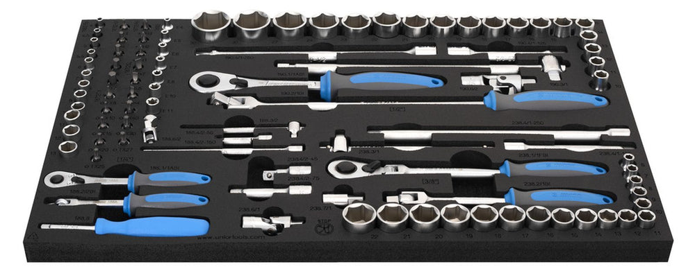 UNIOR Set of socket wrenches with