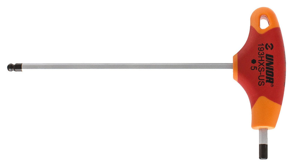 UNIOR T-handle ball-end hex wrench