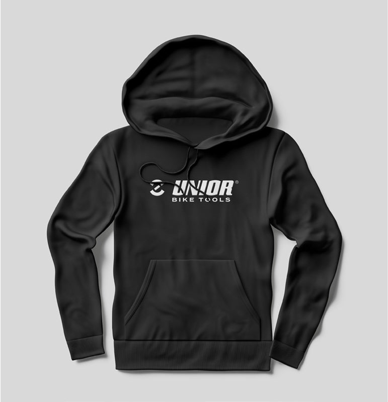 UNIOR Sweatshirt Hoody Black Size XXL