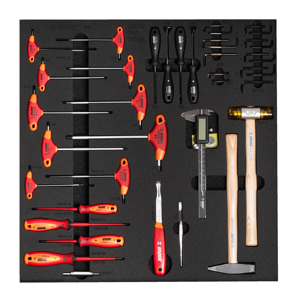 UNIOR Set of tools in tray 1 for 2600D
