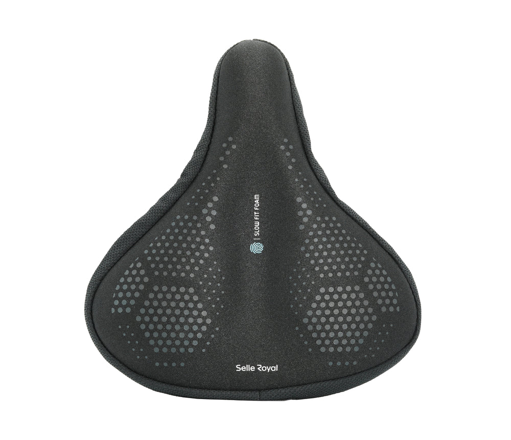 Selle Royal sadelovertræk (Unisex) med SLOW FIT FOAM str. Large. Sadelovertrækket er med trykaflastende hukommelsesskumpolstring.
