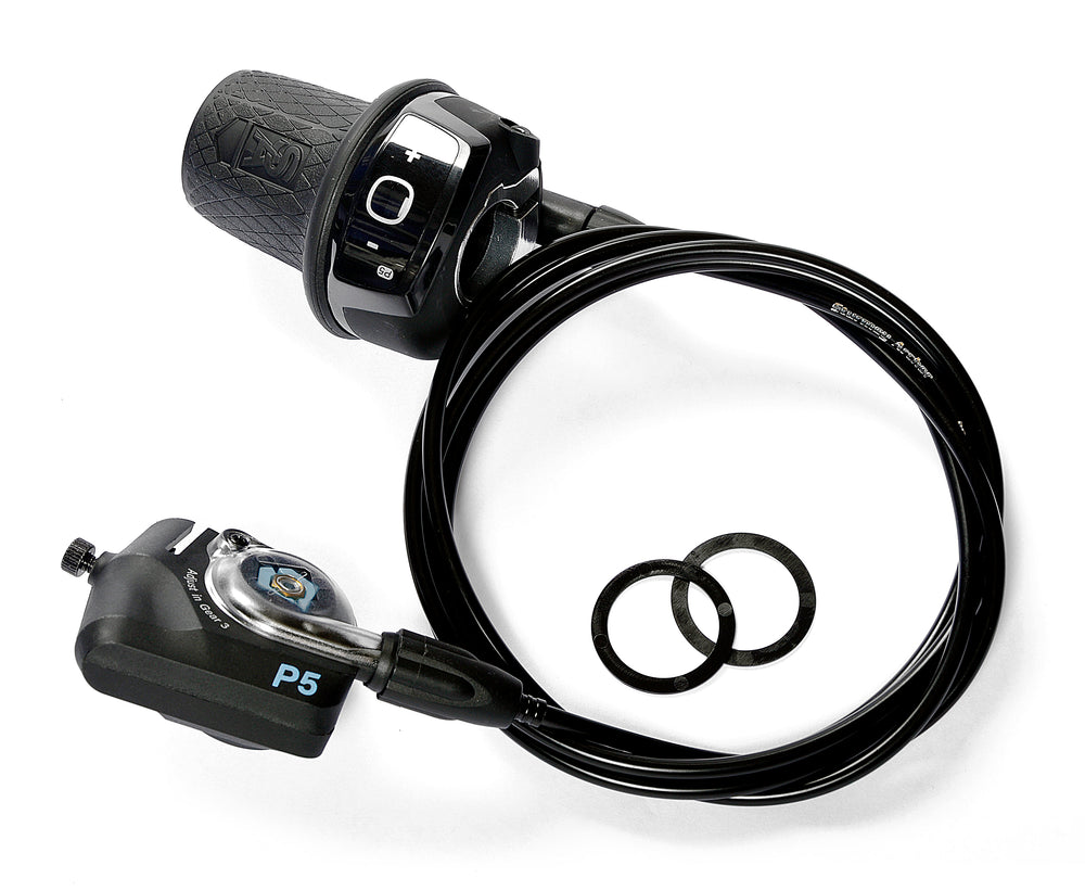 Sturmey Archer drejegreb til SRAM P5 m. clickbox 1700mm wire