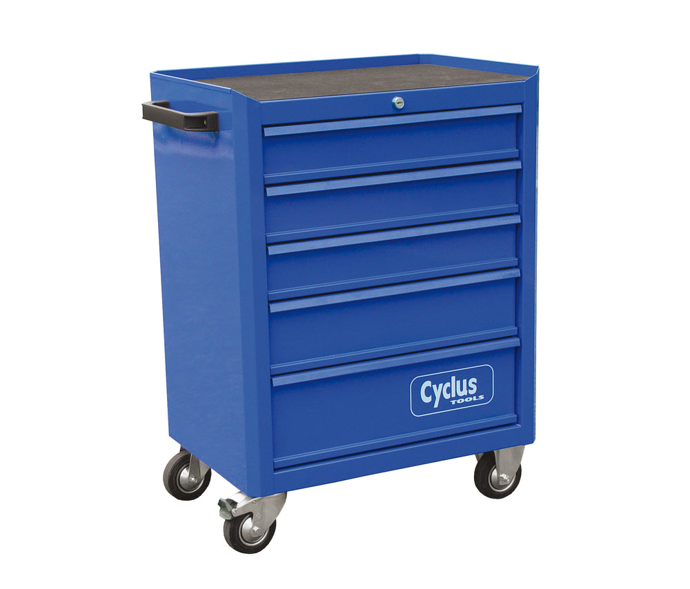 Værktøjsvogn med 5 skuffer Cyclus 820 x 615 x 425 mm 45kg